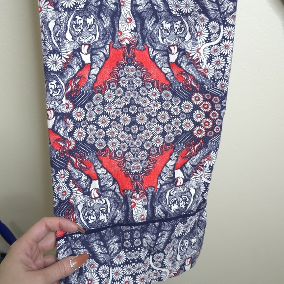 Anthropologie Florence Balducci Menagerie Flannel Sleep Pants Medium Floral - Picture 5 of 11